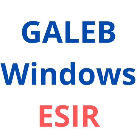 Galeb Windows ESIR + LPFR
